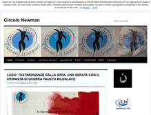 Tablet Screenshot of circolonewman.org